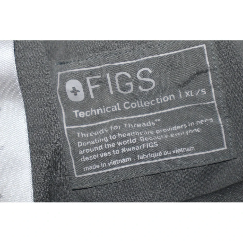 Figs Scrub Set Mens XL Olive Green V-Neck Top Jogger Pants Technical Uniform **
